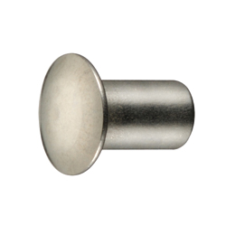 Thin, Rounded, Hollow Rivet (RIVETRSHO-SUS-M2-4) 