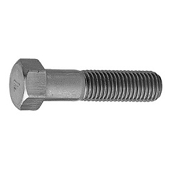 Iron Small Hex Bolt (half threaded screw) (fine) (HXNSMH-ST3W-ZEC-M10-140) 