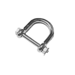 Wide screw shackle (with split pin)