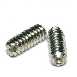 Slotted Set Screw with Cupped End - Inch Size (IN16.02518.040) 
