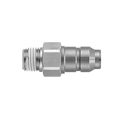 S Coupler Stainless Steel KKA Series, Plug (P) Male Thread Type (KKA8P-10M) 