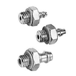 Stainless Steel Miniature Pipe Fitting 10-MS Barbed Fitting for Tube, 10-MS-5AU-3,4,6 (10-MS-5AU-4) 