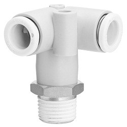 Male Delta Union 10-KQ2D (Sealant), One-Touch Fitting (10-KQ2D12-02NS) 