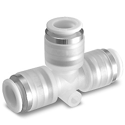 Clean Quick-Connect Fitting, KP Series, Tee, KPT (KPT10-00) 
