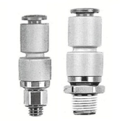 Male Connector KSH (Standard Type) Rotary One-Touch Fitting (KSH06-M6) 