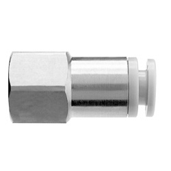 Female Connector KGF Stainless Steel One-Touch Fitting, KG Series. (KGF04-01) 