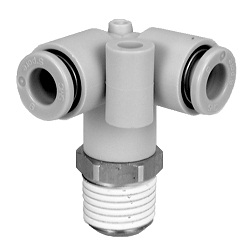 Male Delta Union KGD Stainless Steel One-Touch Fitting, KG Series. (KGD06-M5-X17) 