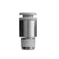 Hex Socket Head Male Connector 10-KGS Stainless Steel One-Touch Fitting, KG Series. (10-KGS12-03) 