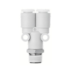 Branch KQ2U-G (Sealant) One-Touch Pipe Fitting (KQ2U08-01GS) 