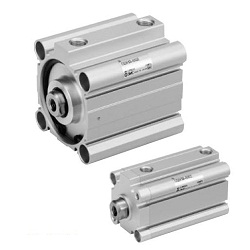 Compact Cylinder, Non-Rotating Rod, Double Acting, Single Rod CQ2K Series (CQ2KB63-10DZ) 