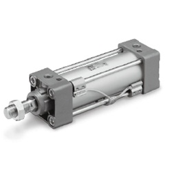 Air Cylinder, Non-Rotating Rod Type, Double Acting, Single Rod MBK Series (MBKF63-600Z) 