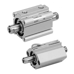 Compact Cylinder, Standard Type, Double Acting, Double Rod CQ2W Series (CDQ2WA50-50DZ) 