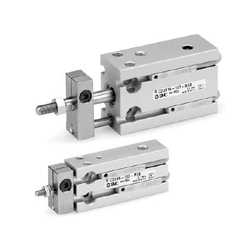 CUK Series Free Mount Cylinder, Non-Rotating Rod Type, Single Acting, Spring Return/Extend (CDUK10-10S-A93S-XC34) 