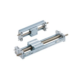 Magnetically Coupled Rodless Cylinder, Slider Type: Slide Bearing, CY1S Series (CY1S6-15Z) 