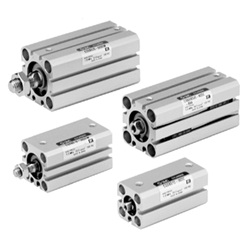 Compact Cylinder, Anti-Lateral Load Type CQS□S Series (CDQSBS12-10DC-A90L) 