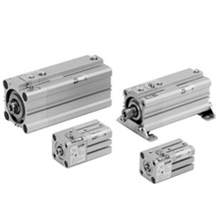 CLQ Series Compact Cylinder With Lock, Double Acting, Single Rod (CDLQA32-15DM-F-M9BAL) 
