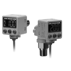 2-Color Display Digital Pressure Switch For General Fluids ZSE80/ISE80 Series (ZSE80F-02L-N) 