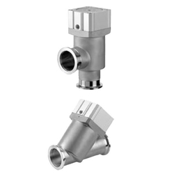 Stainless Steel High-Vacuum Angle Valves / In-Line Valves, Normally Closed, Bellows Seal, XMA/XYA Series (XMA-16-M9BC) 
