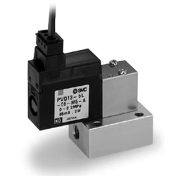 Compact Proportional Solenoid Valve PVQ10 Series (12 V DC / 24 V DC) (PVQ13-5LO-03-M5-A) 