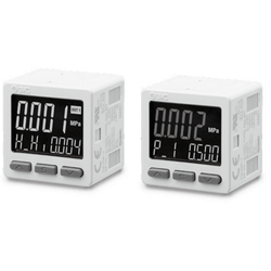 3-Screen Display High-Precision Digital Pressure Switch ZSE20(F)/ISE20 Series (ISE20-P-P-01) 