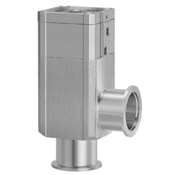 Aluminum High Vacuum Angle Valve, 2-Step Control, Single Acting / Bellows Seal, O-Ring Seal, XLD Series (XLD-25L-M9NZA) 