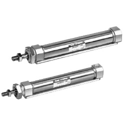 CM2□P Series Air Cylinder, Centralized Piping Type, Double Acting, Single Rod (CDM2B20P-200) 