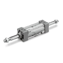 MBKW Series Air Cylinder, Non-Rotating Rod Type, Double Acting, Double Rod (MDBKWB40-75Z-A93L) 