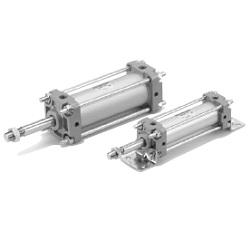 Air Cylinder, Non-Rotating Rod Type: Double Acting, Single Rod CA2K Series (CA2KB40-250) 