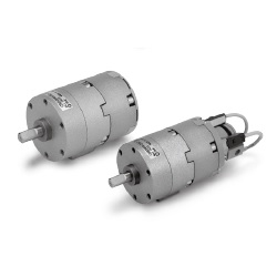 Rotary Actuator With Angle Adjuster, Vane Type, CRB2□WU Series (CDRB2BWU30-100DZ-R73L) 