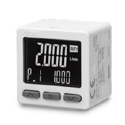 3-Screen Digital Flow Monitor, PFG300 Series (PFG300-RT-M-LA1K) 