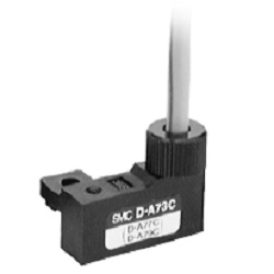 Reed Auto Switch, Rail Mounting-Style, D-A73C/D-A80C (D-A80CN) 