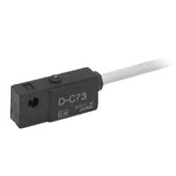 Reed Auto Switch, Band-Mounting Style, D-C73/D-C76/D-C80 (D-C73L) 