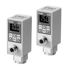 2-Color Display Digital Pressure Switch ISE75H Series for General Fluids (ISE75H-02-67-PL) 