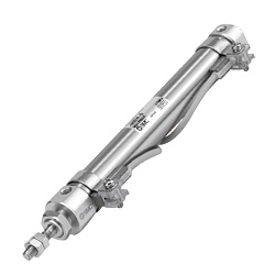 Air Cylinder, Standard, Double Acting, Single Rod, Compatible With Rechargeable Battery 25 A-CJ2 Series (25A-CDJ2B10-30Z-B) 
