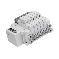 5-Port Solenoid Valve, Plug-in, SY5000/7000 Series, Valve With Residual Pressure Release Valve (SY5300-5F1-E) 