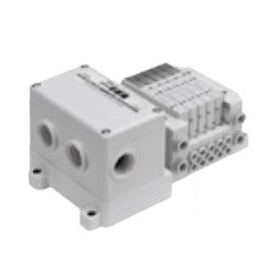 5-Port Solenoid Valve, EX126, SY3000/5000/7000, Manifold (SS5Y3-10S4V-16B-C6AA) 