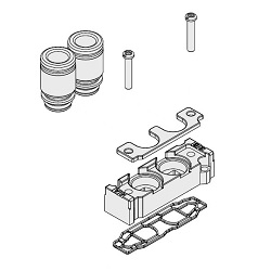 5-Port Solenoid Valve, Plug-in, SY3000/5000/7000 Series, Valve Replacement Parts (SY50V-16A-1) 