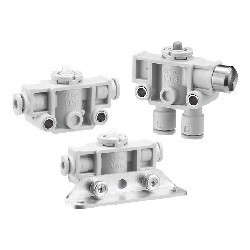 With Quick-Connect Fitting, 2 and 3 Port Mechanical Valve, VM100F Series