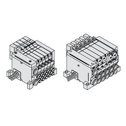 5-Port Solenoid Valve, VQ1000/2000, Manifold, L Kit (Lead Kit)