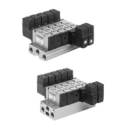 5-Port Solenoid Valve, Pilot Type, Direct Piping Type, VFS2000 Series, Manifold (VV5FS2-30-021-03) 