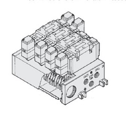 5-Port Solenoid Valve, Pilot Operated, Plug-in/Non Plug-in, VFR4000 Manifold