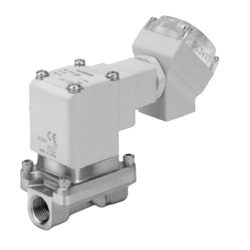 Zero Differential Pressure Operated Pilot Type 2-Port Solenoid Valve Compatible With Rechargeable Battery 25A-VXZ Series (25A-VXZ262LH) 