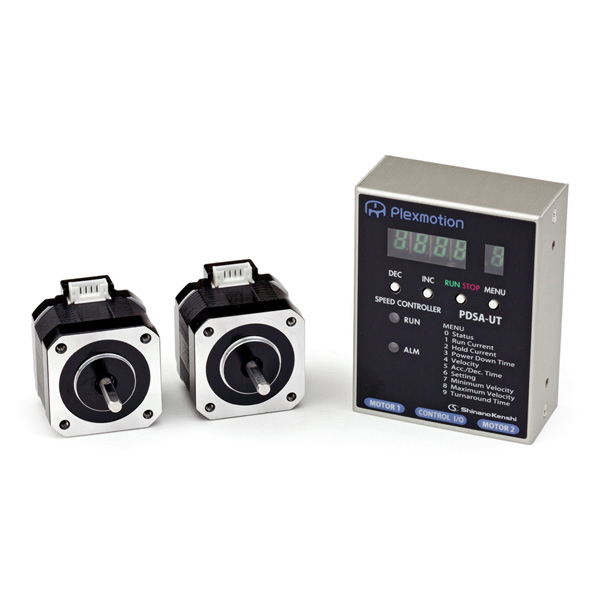 Two-Shaft Simultaneous Drive Speed Controller and Double Stepper Motor Set CSA-UT Series (CSA-UT56D3) 