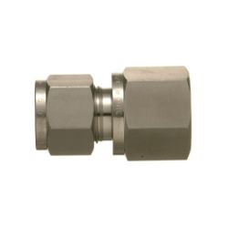 SUS316 Stainless Steel Double Ferrule Fitting Female Connector (Straight Thread Type) (SPW-10M-4GC) 