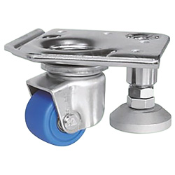 Caster Unit with Adjuster Caster SCY (Blickle) Bracket Set (without Wheels)