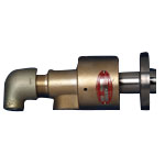 Pressure Rotary Fitting Pearl Rotary Joint, RXE/RXH4100 (Duplex Inner Tube Fixed Flange-Mounted Type) (RXH4120) 