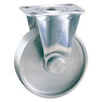 Stainless Steel Press Fixed Caster, Without Stopper, K-1304R (K-1304R-65-UR) 