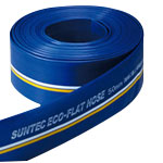 Hose for Civil Engineering, Piping, and Air-Conditioning, Eco-Flat Hose (ECO-40-50) 