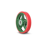 Ductile Caster Wheels Standard Type Urethane Wheels ULB (180ULB) 