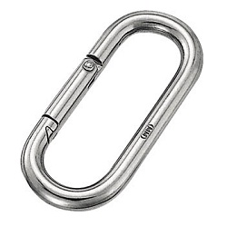 Ring Catch 'Petit Carabiner' (Stainless Steel)